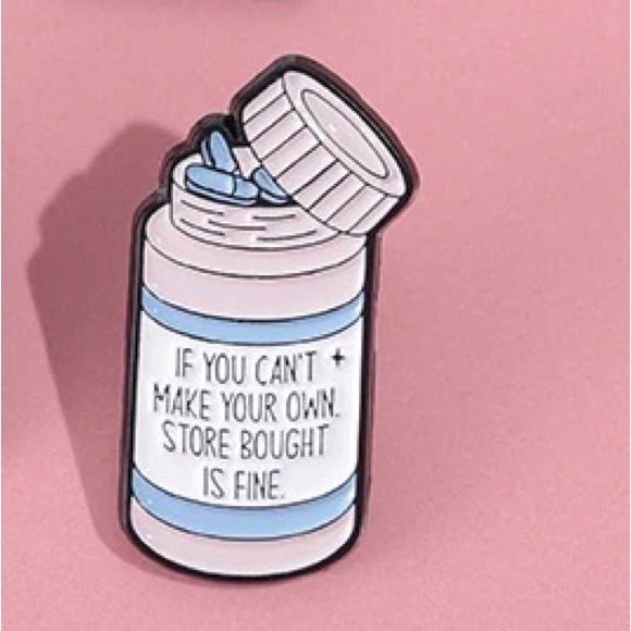 Anti Stigma Medicine Enamel Pin Healthcare Nurse Doctor Patient Scrubs Badge - Picture 3 of 7